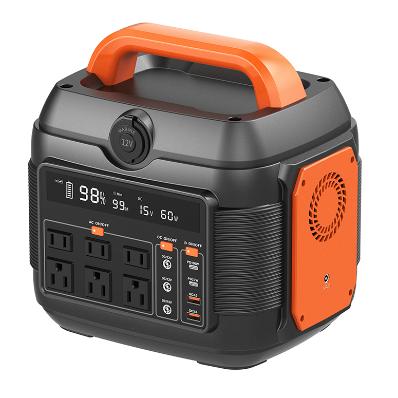 600W 512Wh Fast Charging Outdoor Camping Portable Power Station