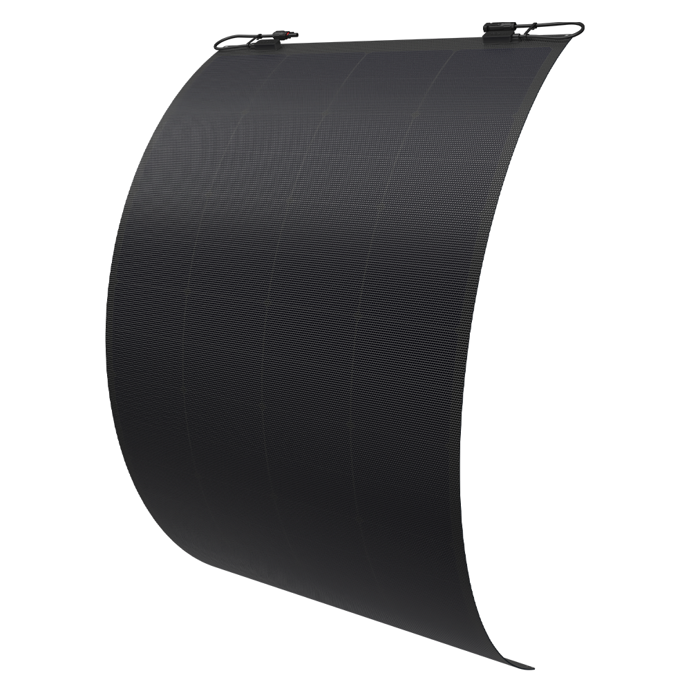 250 Watt 18 Volt HPBC Flexible Solar Panel Back Contact Lightweight Rollable Thin Solar Panel for Camping RV Off Grid Marine
